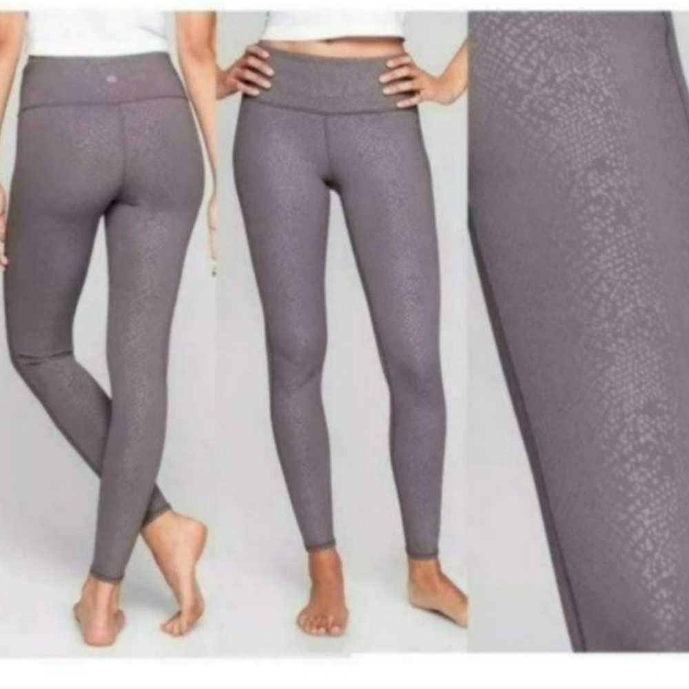 Athleta Medium Legging Snake Print Chaturanga Reptile Print